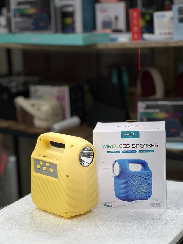 اسپیکر بلوتوثی قابل حمل گریت نایس مدل GTS-1970 چراغ LED